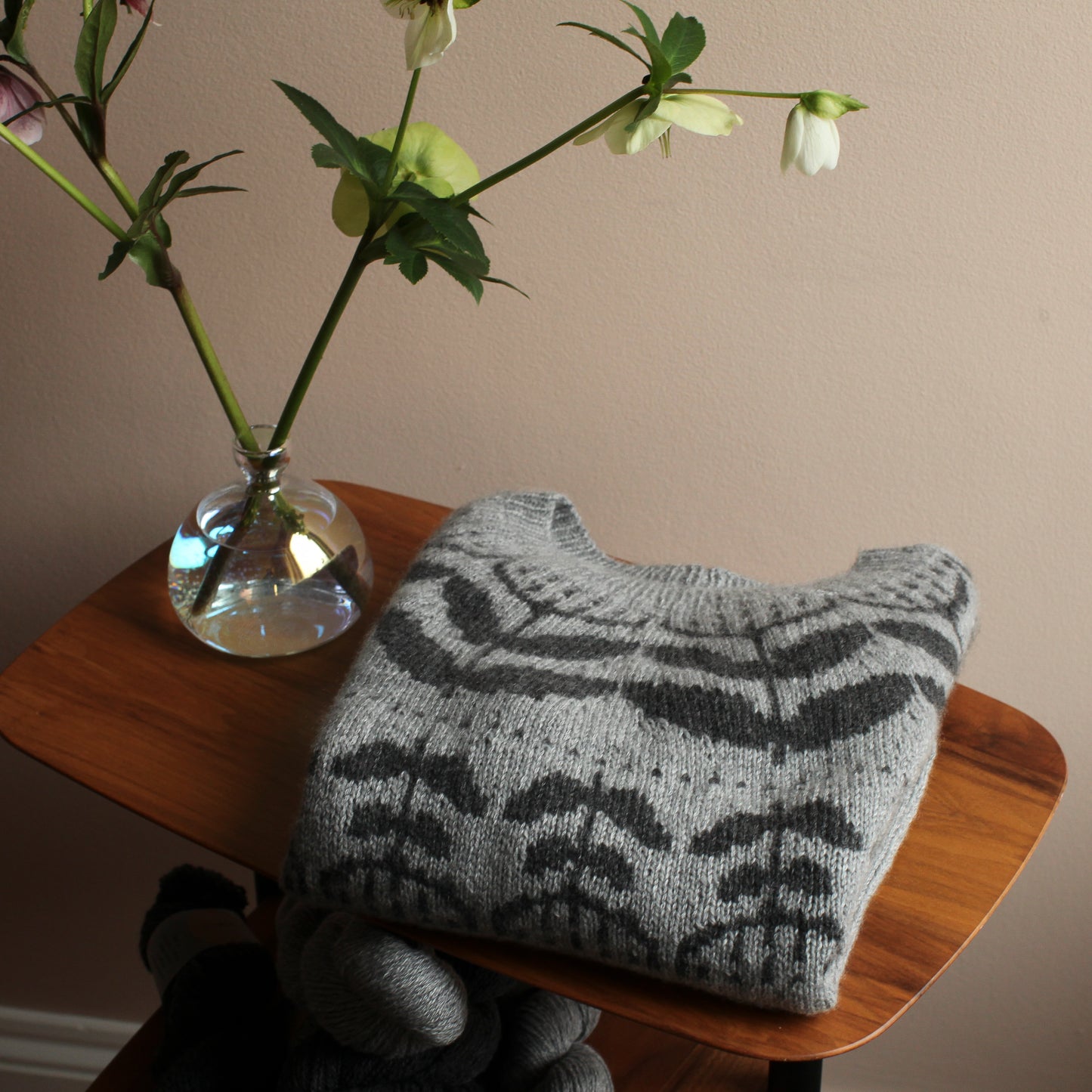 polina pullover yarn kit