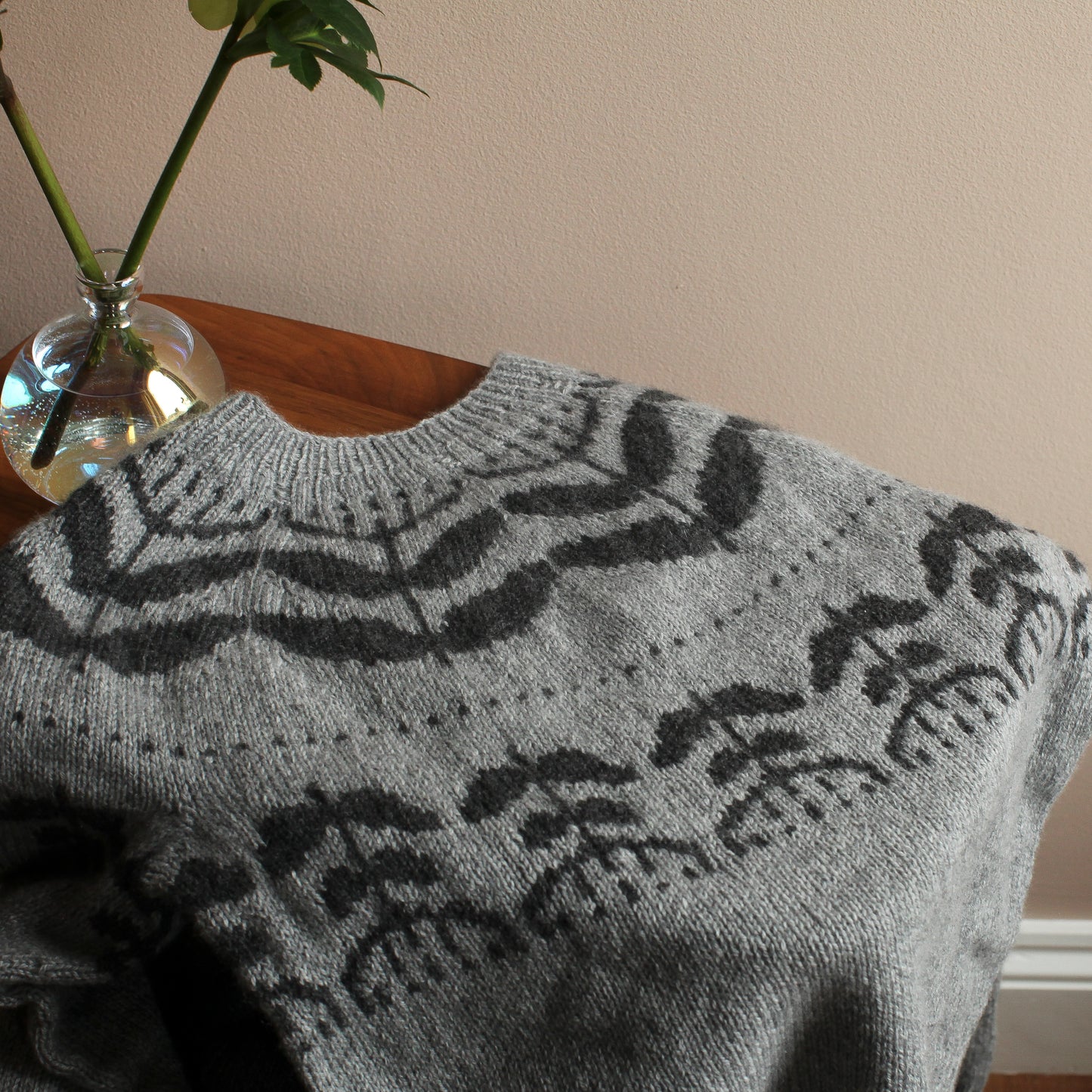 polina pullover yarn kit