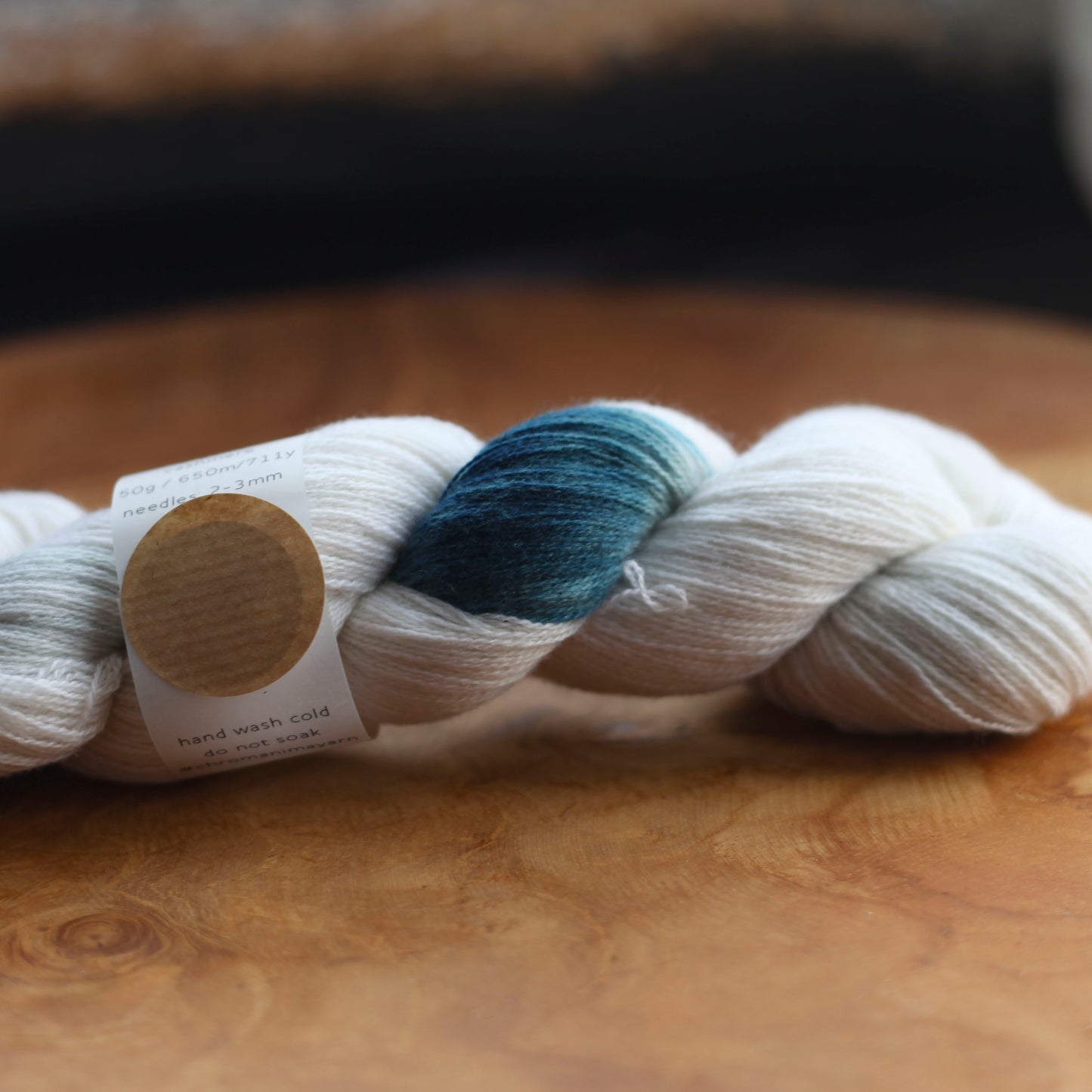 indigo spot laceweight second
